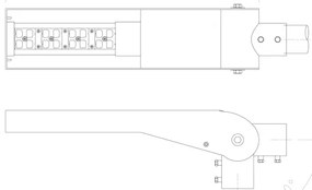 APLED - LED Pouličná lampa FLEXIBO PREMIUM LED/58W/90-265V IP65