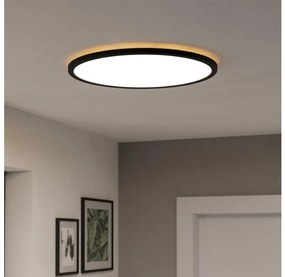 Eglo 901465-LED RGBW St. kúpeľ. svietidlo ROVITO-Z 16,8W/230V pr.50cm IP44 čierna EG901465