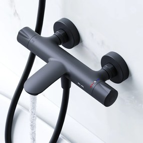 Vaňová a sprchová batéria AM.PM Like FLA50022 termostat, čierna