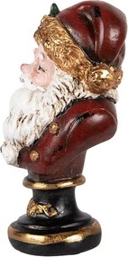 Dekorácie busta Santa - 9 * 8 * 15 cm