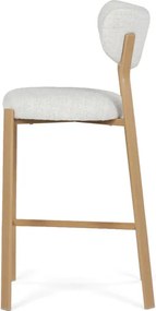Barová stolička biela AUB-L3125 OAK