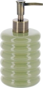 Dávkovač mydla Olive, zelená/so zlatými prvkami, 400 ml