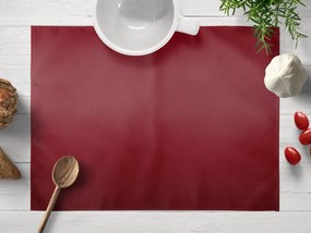 Biante Saténové prestieranie na stôl polyesterový Satén LUX-036 Vínovo červené 35x45 cm