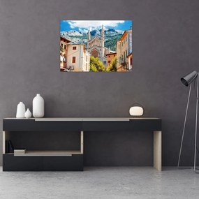 Sklenený obraz - Sóller, Mallorca (70x50 cm)