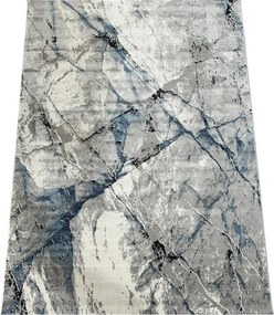 BE Koberec Pera 3304 BLUE – modrý sivý obdĺžnikový Rozmer: 160x220 cm
