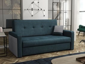 Rozkladacia pohovka Carivia Mel III (modrá + svetlosivá) (s úl. priestorom). Vlastná spoľahlivá doprava až k Vám domov. 1105499