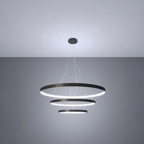 Závesné LED svietidlo Rio 3 55/78/110, 3x LED 150w, 3000k, b