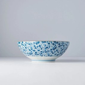 Modro-biela keramická miska Mij Daisy, ø 21,5 cm