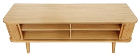 TV stolík v dekore duba v prírodnej farbe 138x50 cm Rove – Woodman