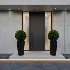 PLASTOVÝ KVETINÁČ URBANIKA ECO 75X41 CM ČIERNA