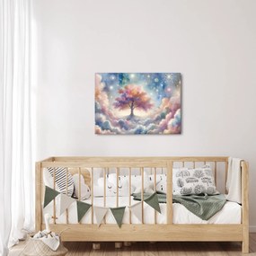 Obraz – Strom života v oblakoch (70x50 cm)