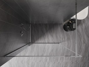 Mexen Kioto-F, sprchová zástena s rámom 115 x 202 cm, 8 mm číre sklo, chrómový profil, 800-115-104-01-00