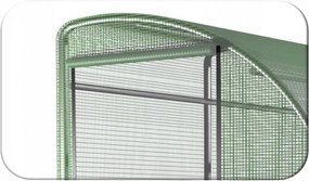 Záhradný fóliovník 3m x 1,5m x 2m GARDEN LINE - TUN1422