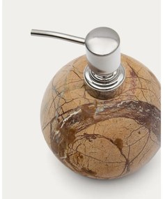 Mramorový dávkovač mydla v prírodnej farbe 200 ml Spalsh – Kave Home