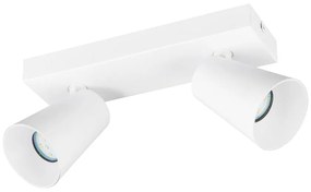 Biele bodové svietidlo ø 8 cm Sharp – Trio