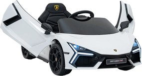 Ramiz Lamborghini Revuelto vozidlo Biela