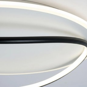 Stropné LED svietidlo Halo, 2x LED 38w, 4000k, b
