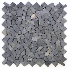 Divero Garth 678 mramorová mozaika sivá obklady 1 m² - 55,5 x 55,5 cm