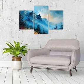 Obraz - Maľba hôr (90x60 cm)