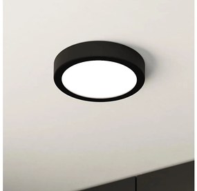 Eglo 900637 - LED kúpeľňové stropné svietidlo FUEVA LED/11W/230V IP44 čierne 900637