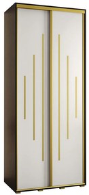 Skriňa 45 Canaris 12 120 čierna/biela/gold