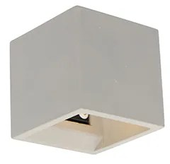 Priemyselné nástenné svietidlo betón - Box