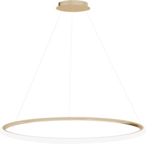Toolight Toolight, závesné svietidlo 100cm, 61W, 3000K, LHJ003-CP, zlatá lesklá, OSW-50001