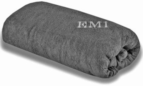 Plachta posteľná sivá froté EMI, Plachta 180x200