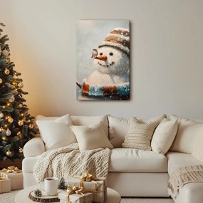 Obraz vianočná rozprávka so snehuliakom