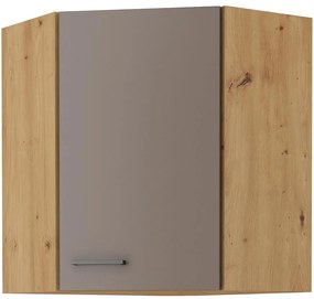 Skrinka do kuchyne BOLONIA Hľuzovka/dub ARTISAN 60X60 GN-72 2F (45°)