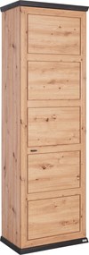 XXXLutz PREDSIEŇOVÁ SKRIŇA, farba duba, tmavosivá, 64,2/196,5/38,5 cm Hom`in - Skrine do chodby - 000003002905