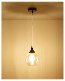 Luster na lanku ASPA 1xE27/40W/230V čierna
