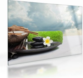 Sklenený obraz - Spa and relax (70x50 cm)