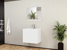 Kúpeľnová zostava Najrip, Sifón: so sifónom, Farby: biela