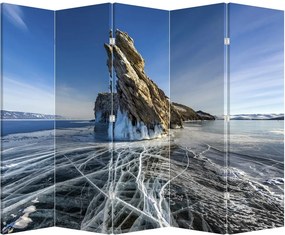 Paraván - Ľadová skala (210x170 cm)