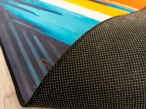 Športový koberec s basketbalovým motívom – viacfarebný Rozmer: 100x150 cm
