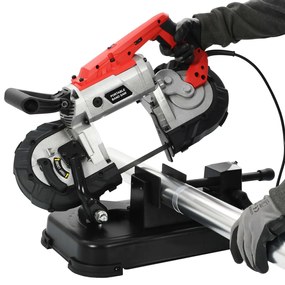 Pásová píla so základňou a prenosným kufríkom oceľová