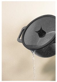 Silvercrest®  Hrniec z hliníkovej zliatiny, 24 cm (čierna žula)  (100390959)