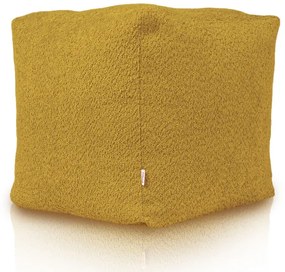 Taburetka Boucle horčičová