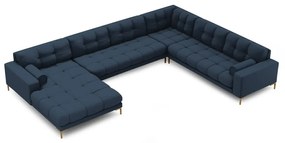 Modrá rohová pohovka (pravý roh) Bali – Cosmopolitan Design