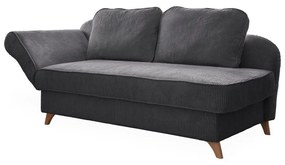 Sivá menčestrová leňoška (ľavý roh) Chic Charlotte – Miuform