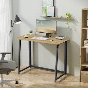 Skladací písací stôl ZARIMO 80x40 cm, dub artisan