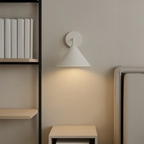 Nástenné svietidlo Capital, 1x biele kovové tienidlo, (fi 21cm), w