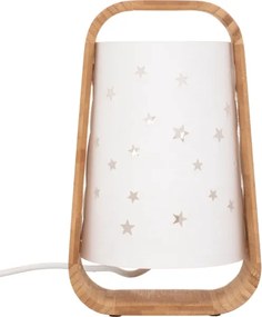 Atmosphera - Stolná lampa STARS 1xE14/40W/230V bambus