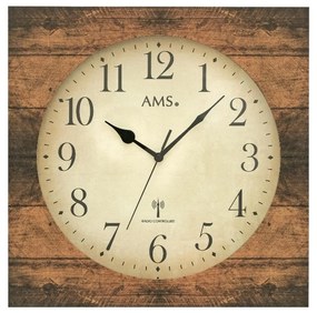 Moderné nástenné hodiny AMS 5550