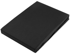 XXXLutz NAPÍNACIA PLACHTA NA BOXSPRIN, džersej, čierna, 90/220 cm Novel - Obliečky & plachty - 004550010208