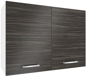 Kuchynská skrinka Belini horná 80 cm eben kráľovský  TOR SG80/1/WT/HK/0/P