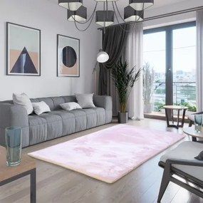 Sammer Plyšový koberec za super cenu v ružovej farbe 4251838534304 160 x 200 cm