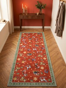 Villeroy & Boch Behúň Toy's delight 106499 Red Green, 80x200, červená, obývacia izba