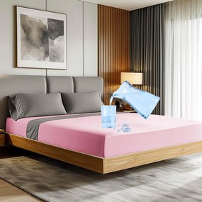 NEPRIEPUSTNÉ JERSEY PRESTIERADLO SG 005 200X220 CM SVETLORUŽOVÁ